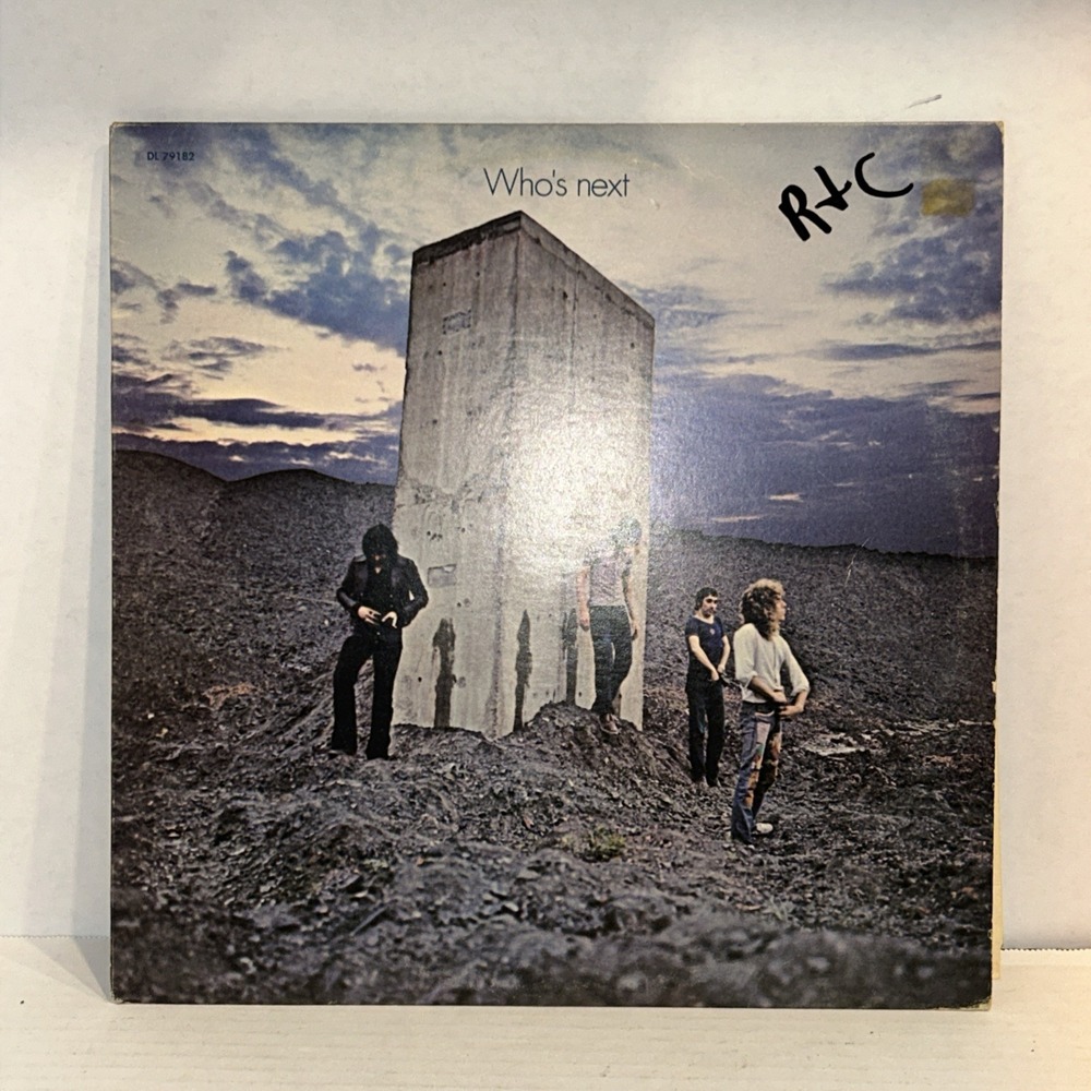 The Who Who's Next 1971 Vinyl Album 33 RPM 12" Classic Rock